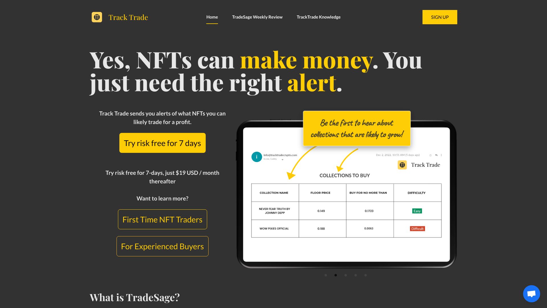 Track Trade网页截图,Track Trade网页快照