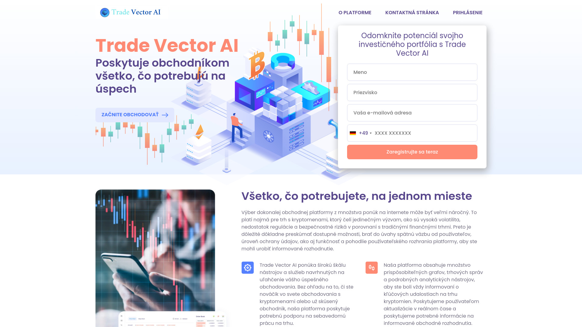 Trade Vector AI网页截图,Trade Vector AI网页快照