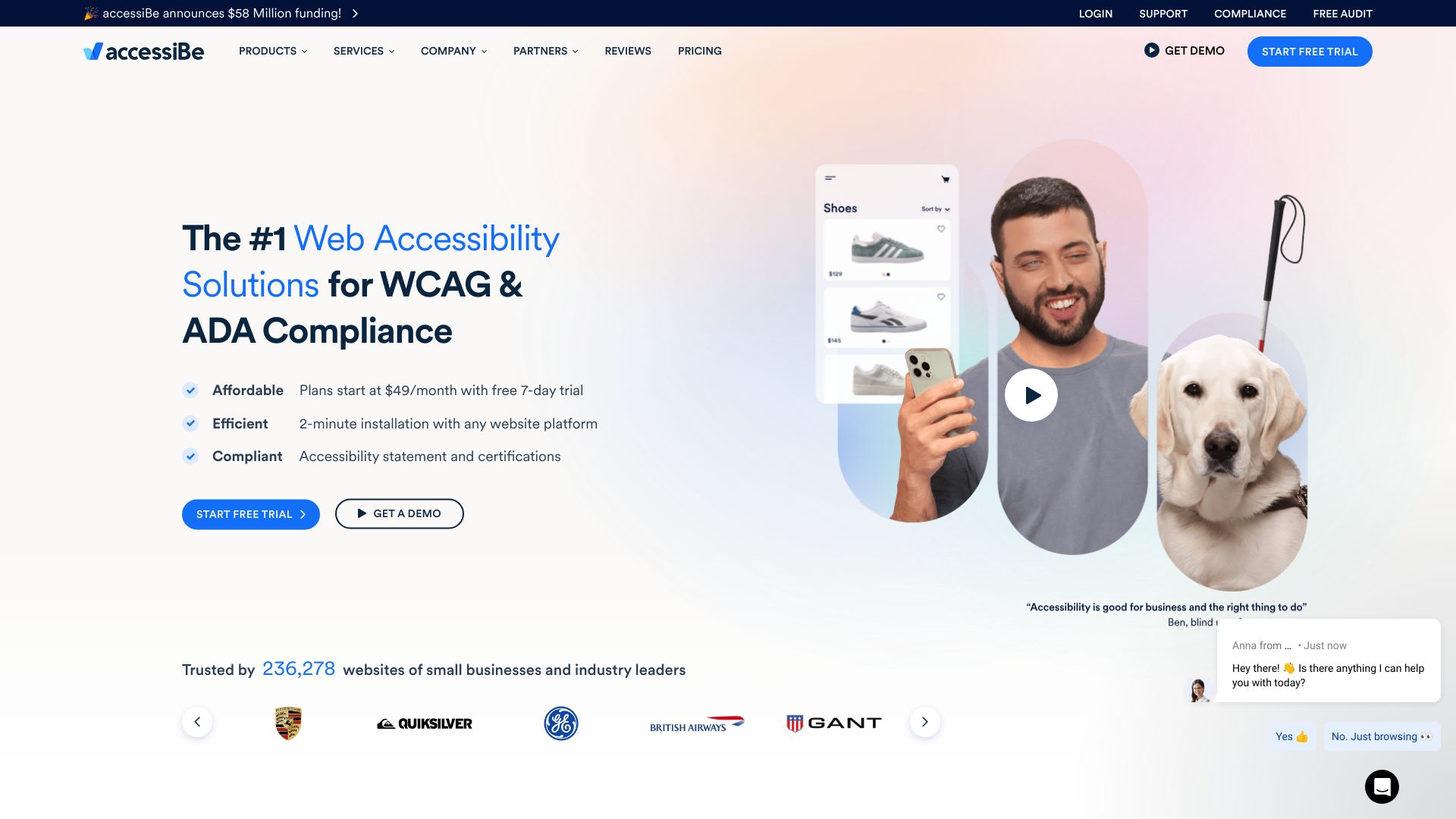 accessiBe网页截图,accessiBe网页快照