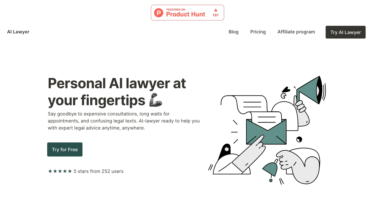 AI Lawyer网页截图,AI Lawyer网页快照