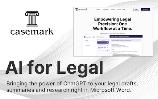 CaseMark Workflow – AI for Legal网页截图,CaseMark Workflow – AI for Legal网页快照