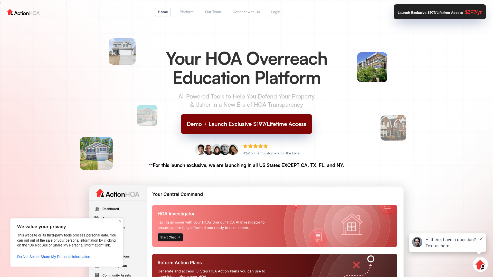 ActionHOA网页截图,ActionHOA网页快照