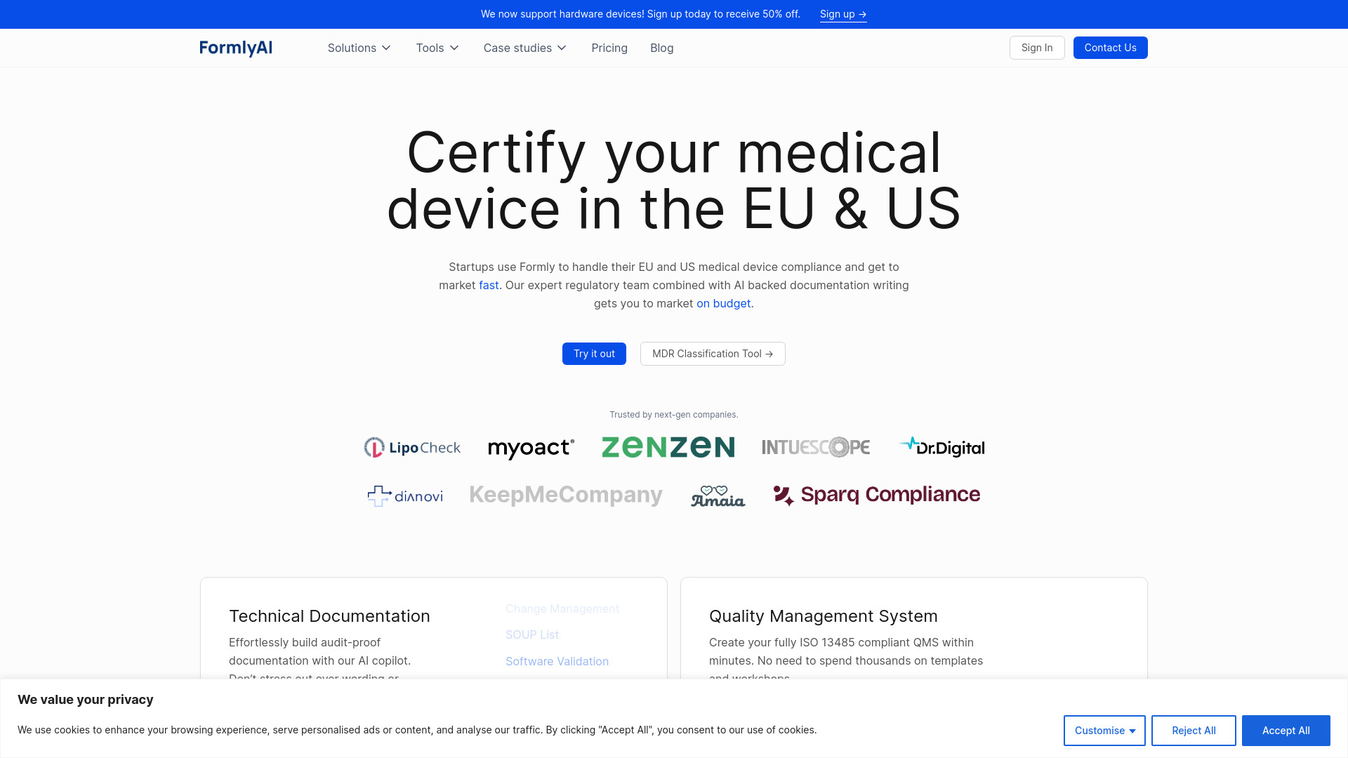 FormlyAI网页截图,FormlyAI网页快照