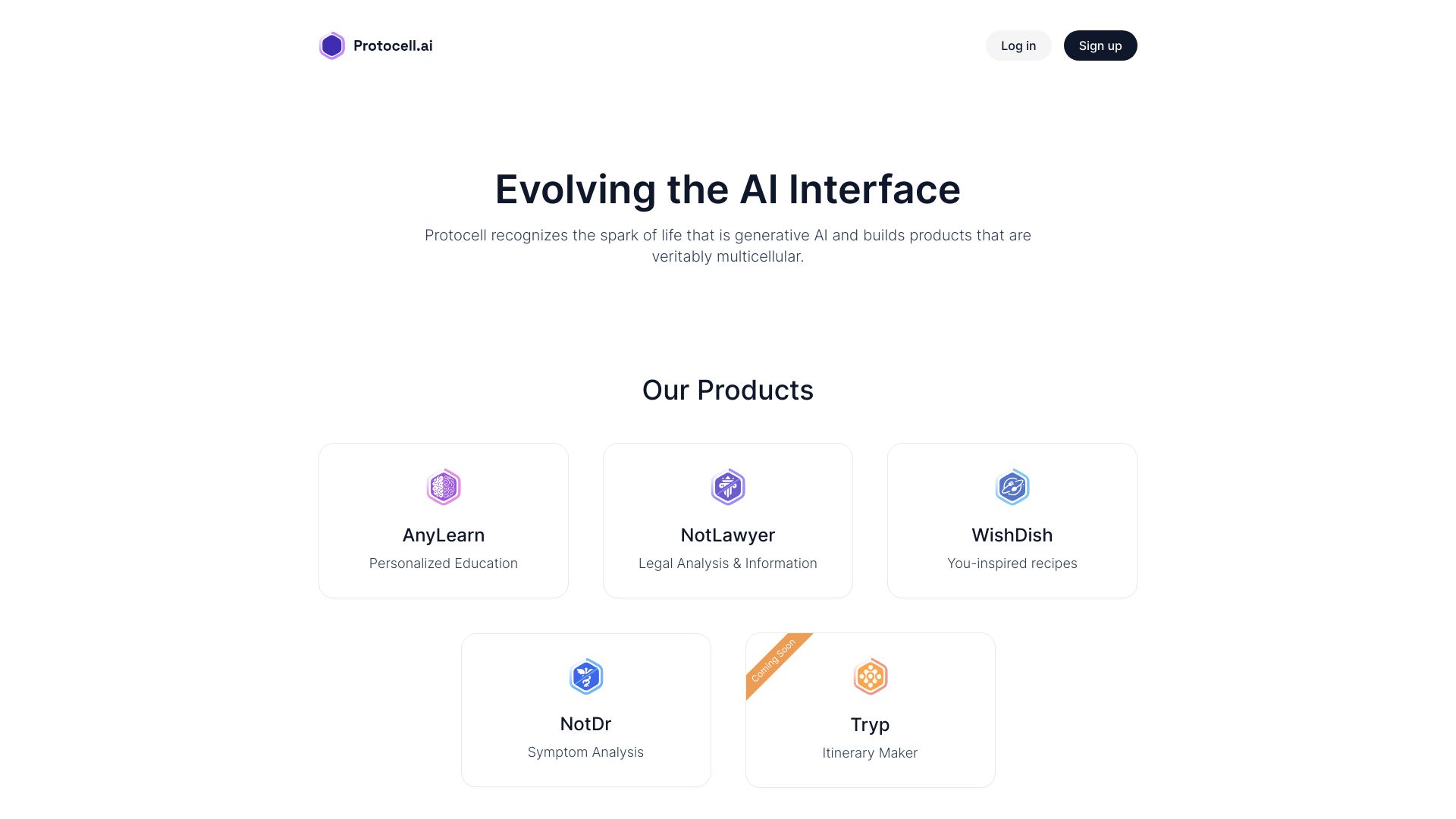 Protocell网页截图,Protocell网页快照