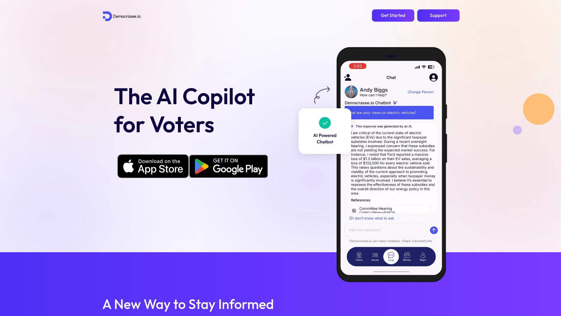 Democrasee.io网页截图,Democrasee.io网页快照