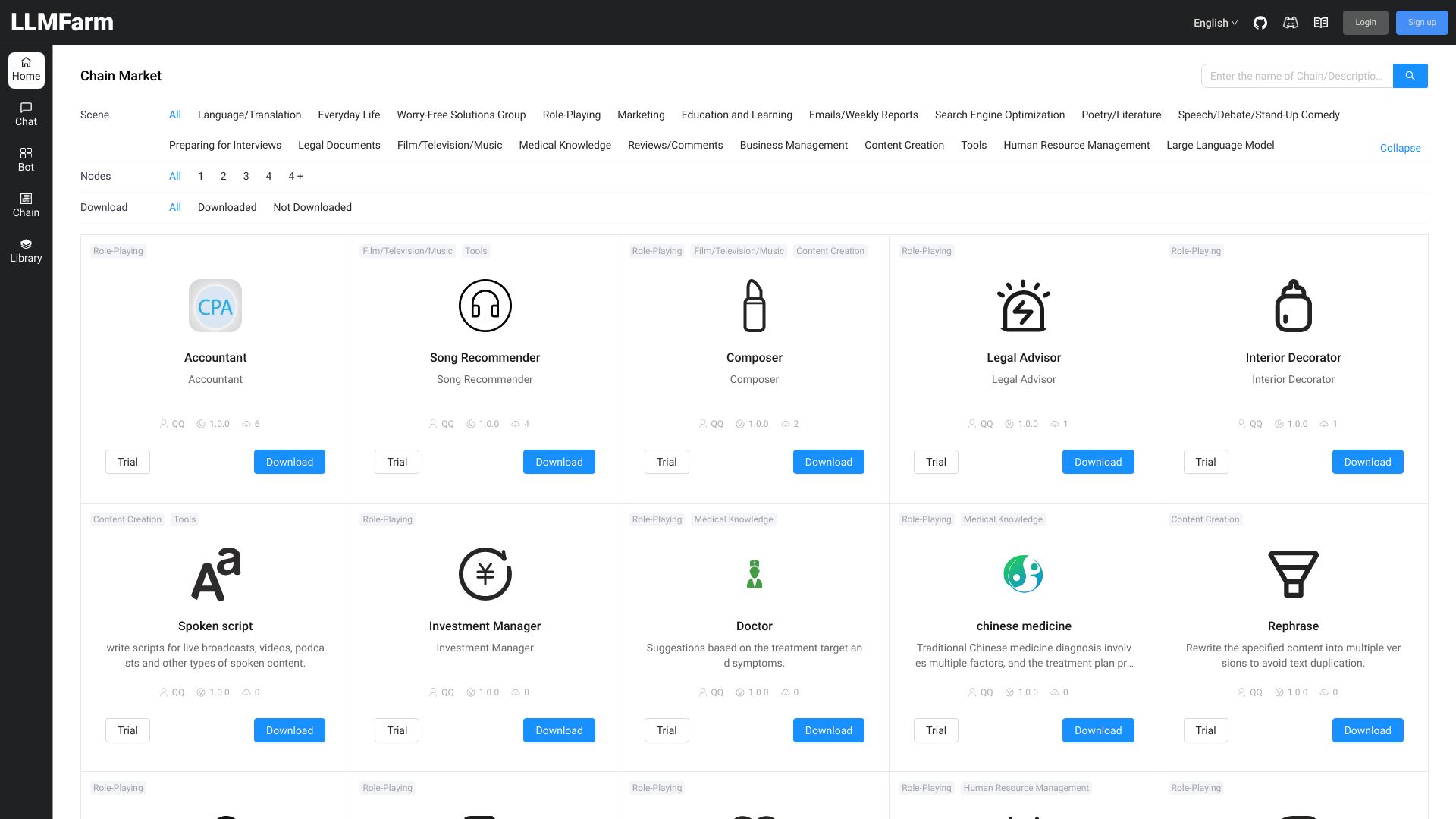 LLM Farm网页截图,LLM Farm网页快照