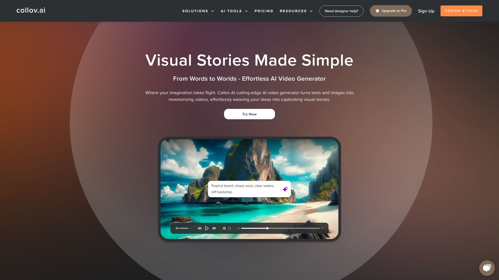 AI Video Generator网页截图,AI Video Generator网页快照