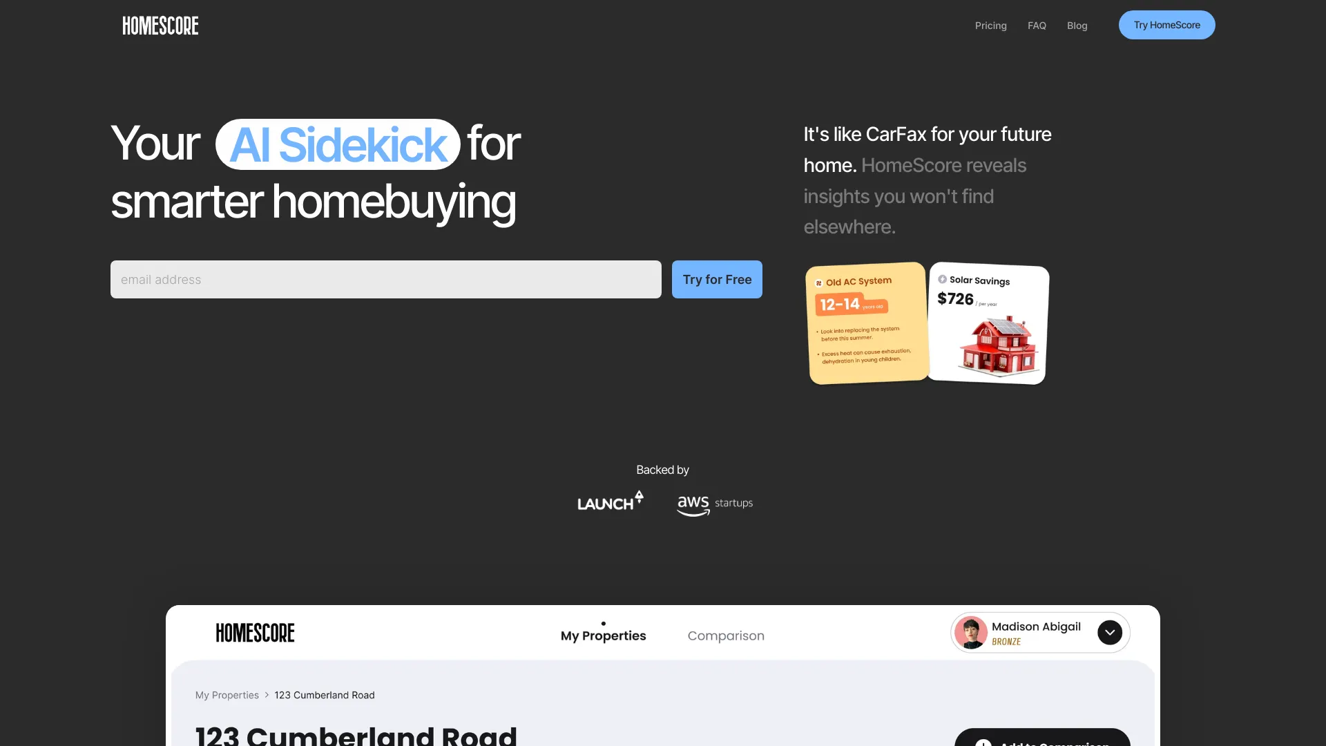 HomeScore网页截图,HomeScore网页快照