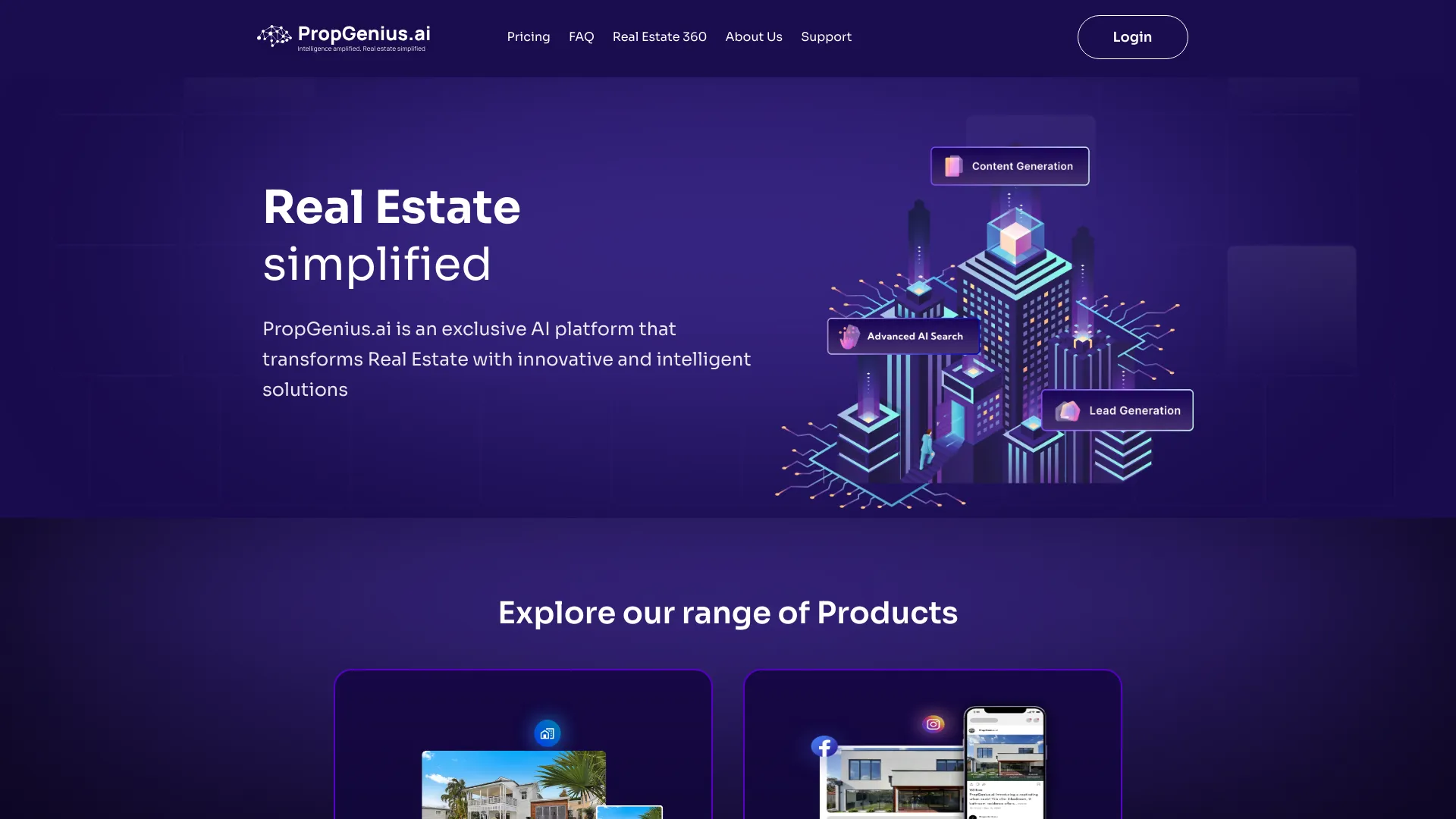 PropGenius.ai网页截图,PropGenius.ai网页快照