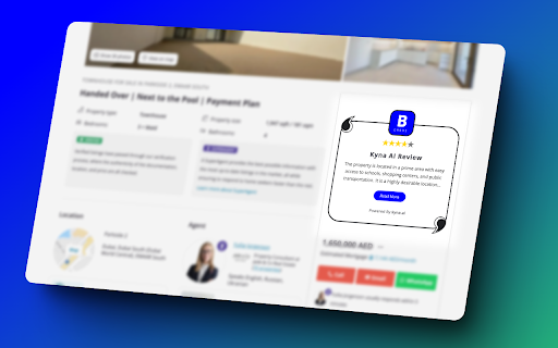 Kyna – AI Real Estate Property Insights网页截图,Kyna – AI Real Estate Property Insights网页快照