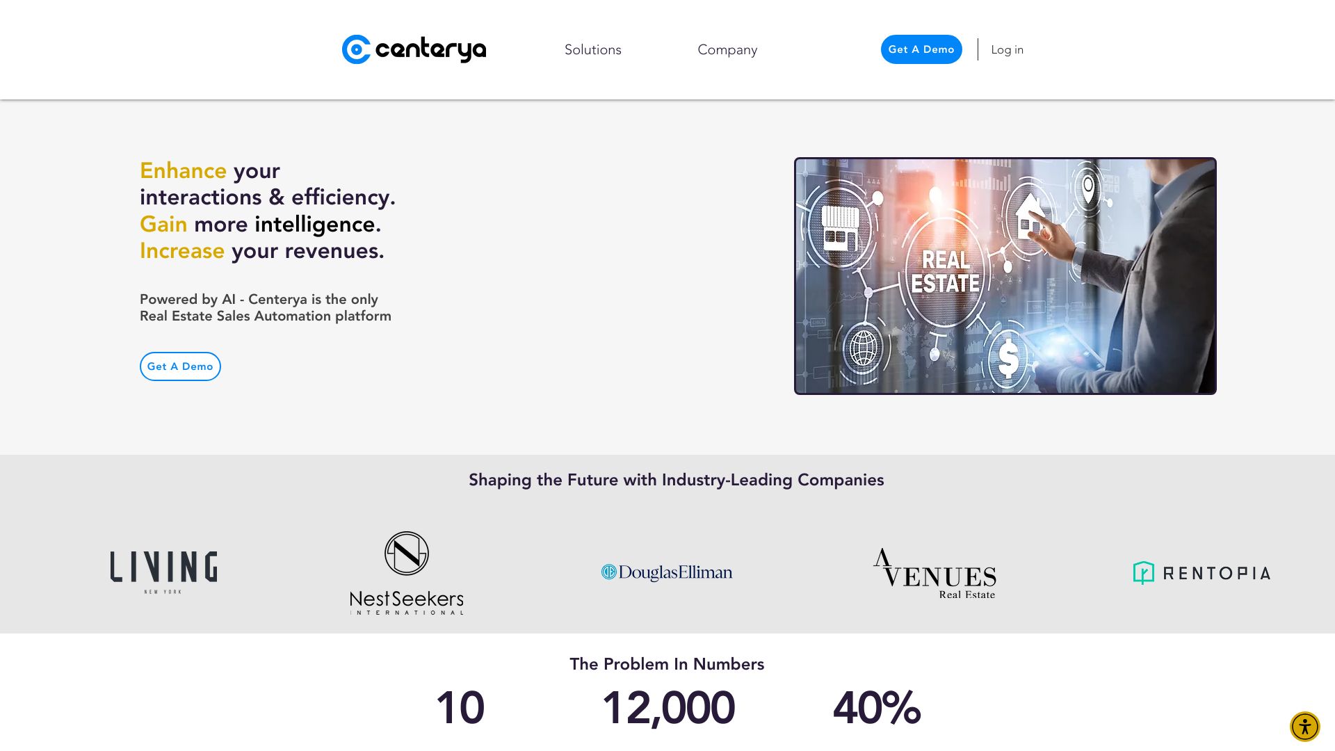 Centerya网页截图,Centerya网页快照