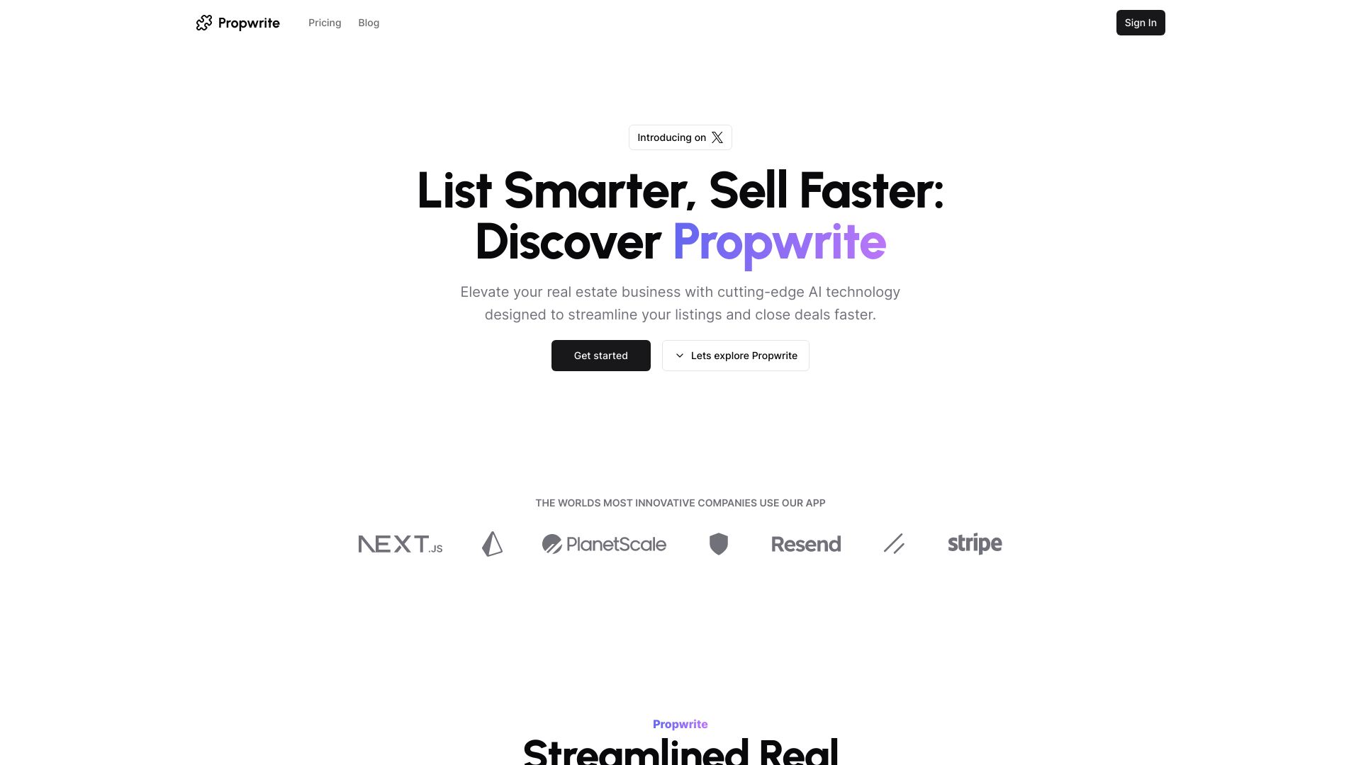 Propwrite网页截图,Propwrite网页快照