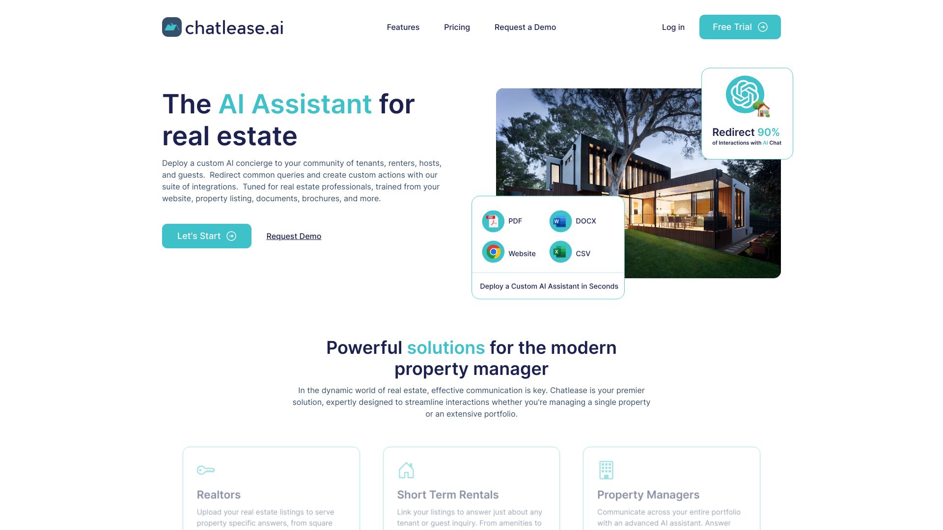 Chatlease网页截图,Chatlease网页快照