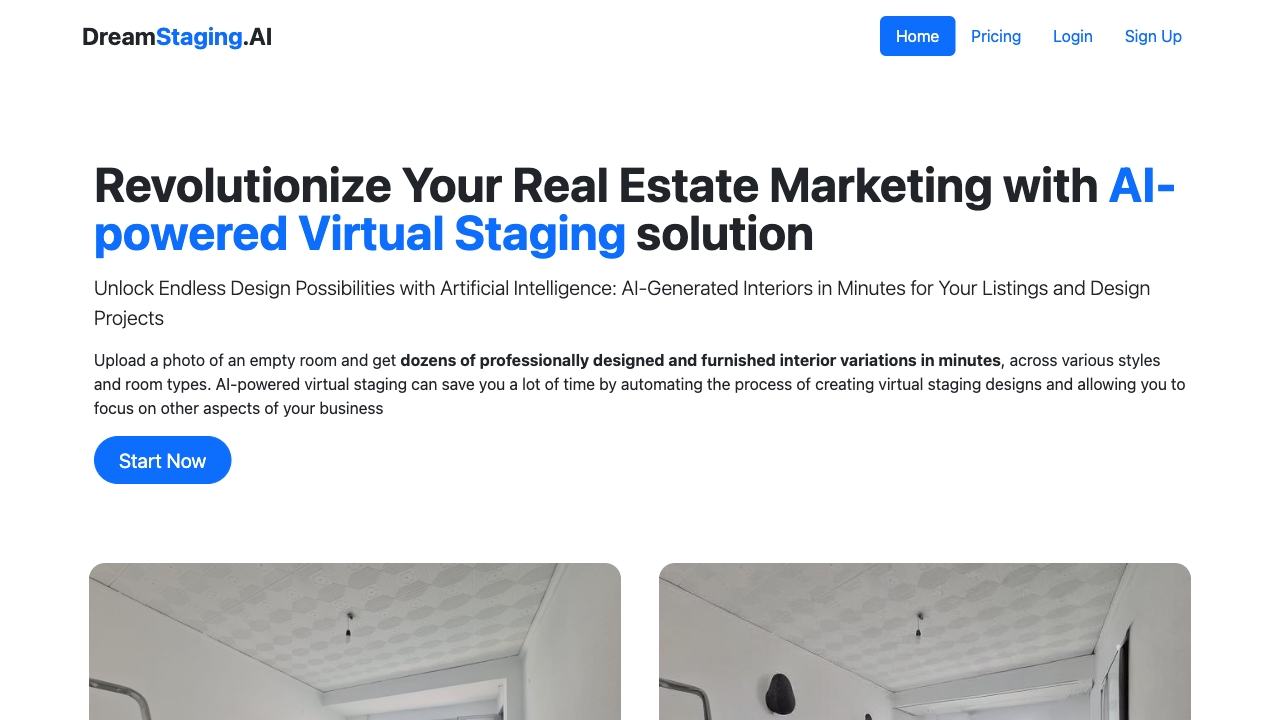 DreamStaging.AI网页截图,DreamStaging.AI网页快照