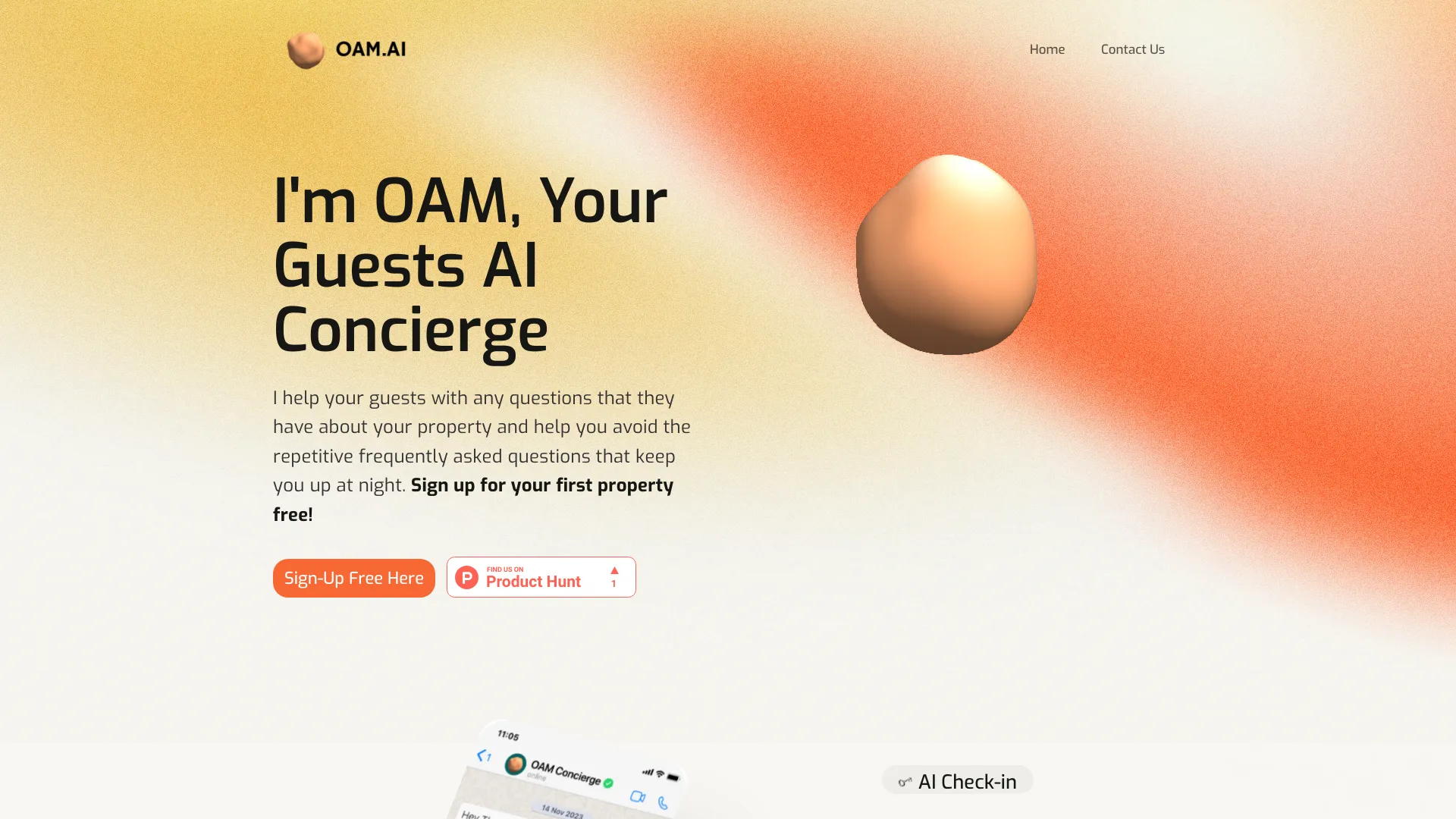 OAM AI网页截图,OAM AI网页快照