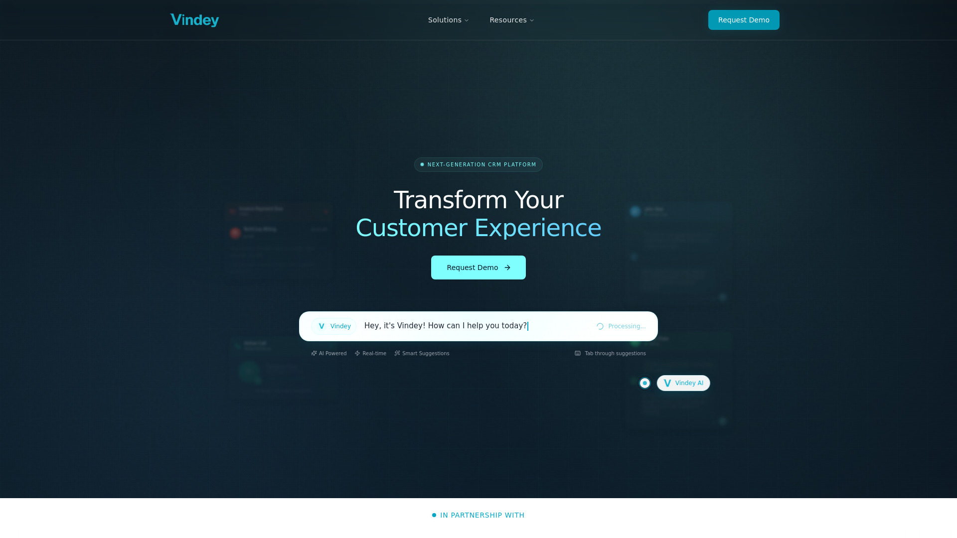 Vindey CRM网页截图,Vindey CRM网页快照