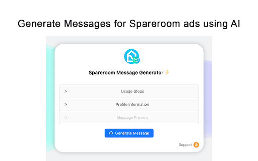 Spareroom Message Generator网页截图,Spareroom Message Generator网页快照