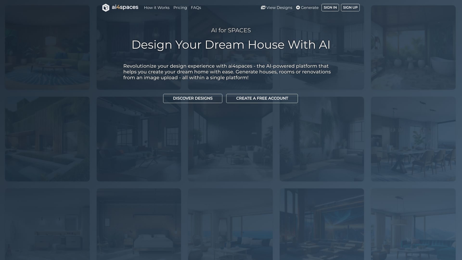 ai4spaces网页截图,ai4spaces网页快照