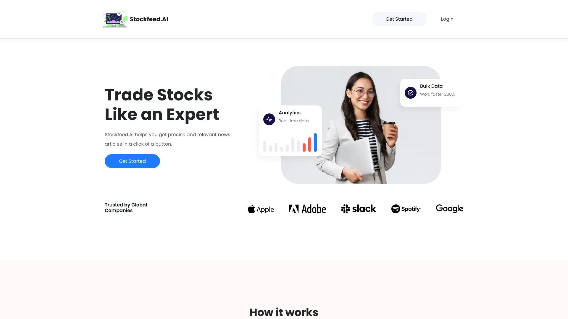 Stockfeed.Ai网页截图,Stockfeed.Ai网页快照