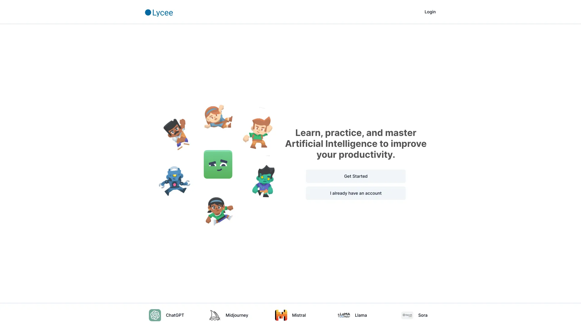 Lycee AI网页截图,Lycee AI网页快照