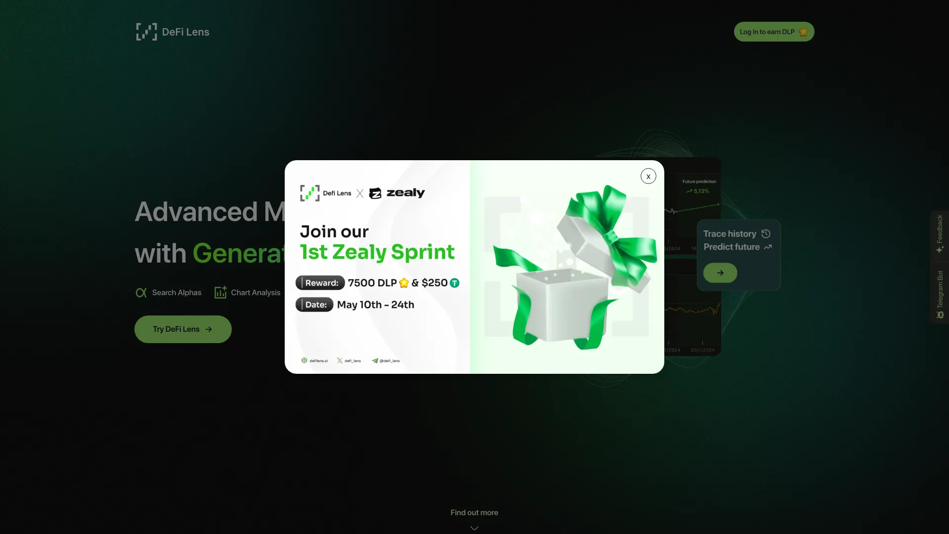 Defi Lens网页截图,Defi Lens网页快照