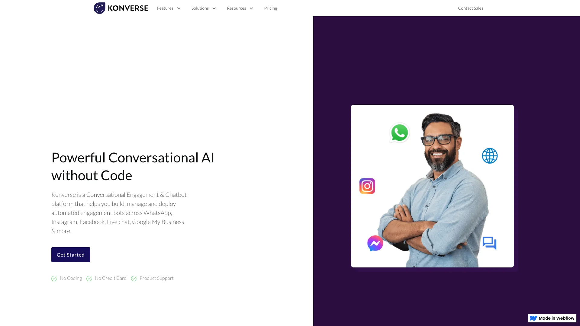 konverse.ai网页截图,konverse.ai网页快照
