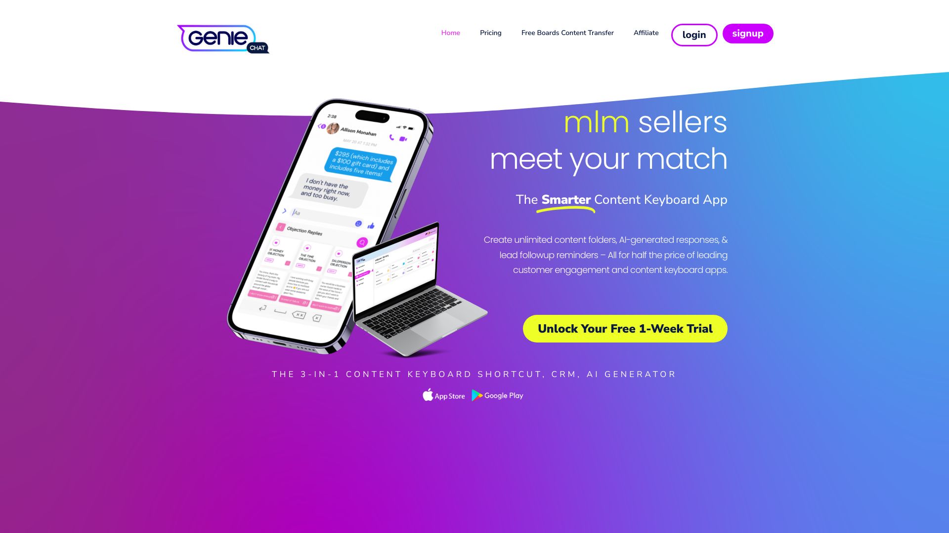 Geniechat网页截图,Geniechat网页快照