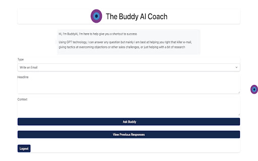 BuddyCRM Sales Coach网页截图,BuddyCRM Sales Coach网页快照
