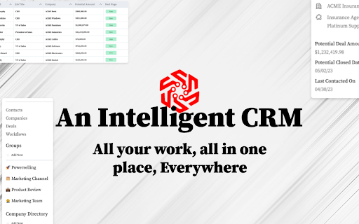 Bearish OS CRM Extension网页截图,Bearish OS CRM Extension网页快照