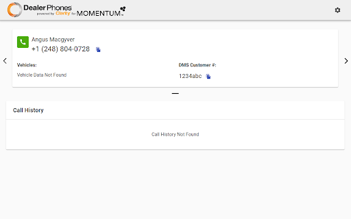DealerPhones Screen-Pop for Momentum CRM网页截图,DealerPhones Screen-Pop for Momentum CRM网页快照