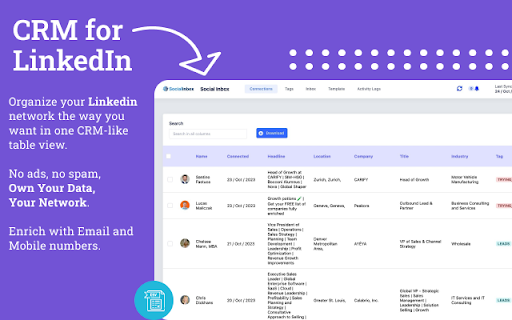 SocialInbox #1 LinkedIn CRM + AI Powered网页截图,SocialInbox #1 LinkedIn CRM + AI Powered网页快照