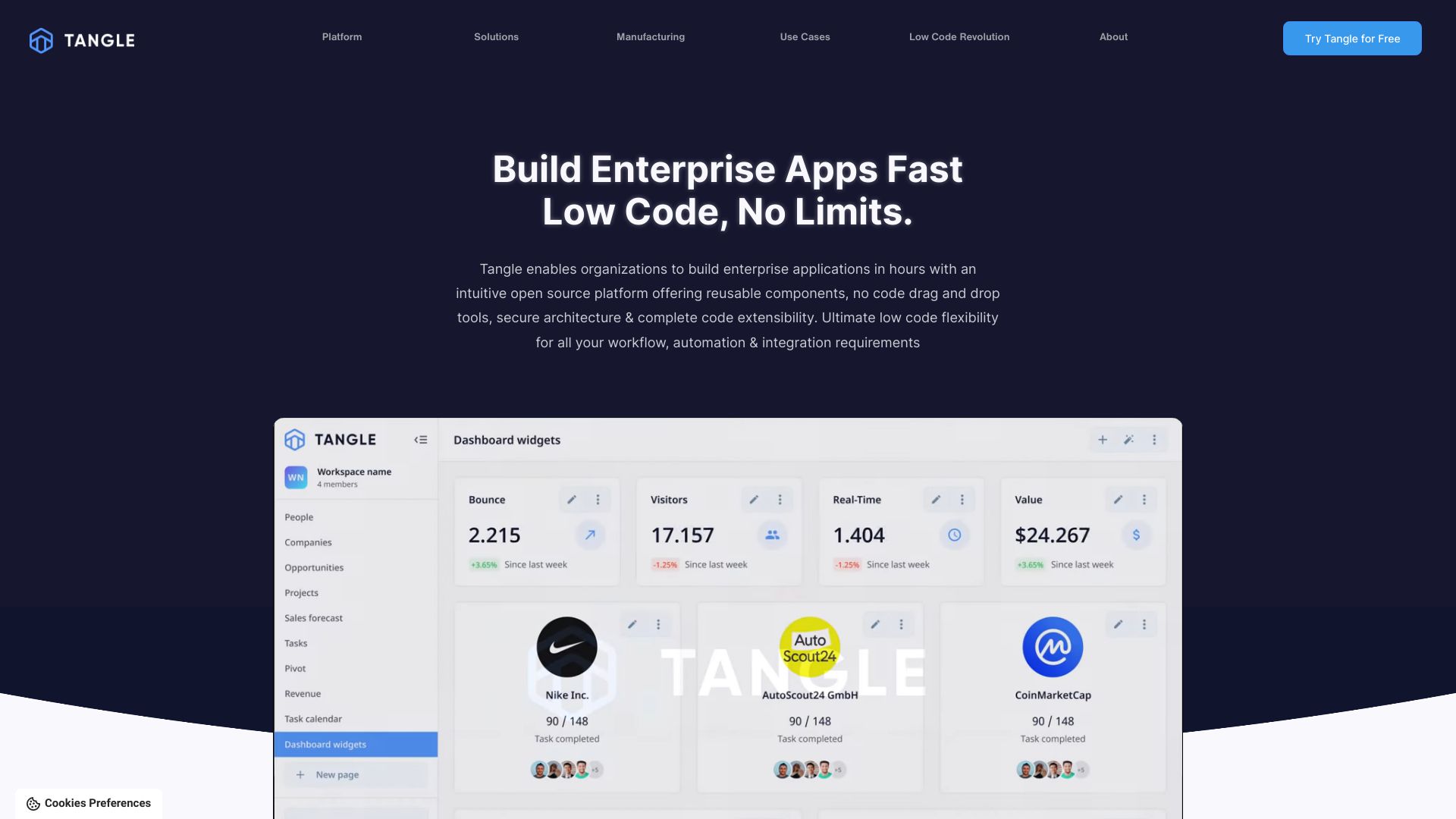 Tangle.io网页截图,Tangle.io网页快照