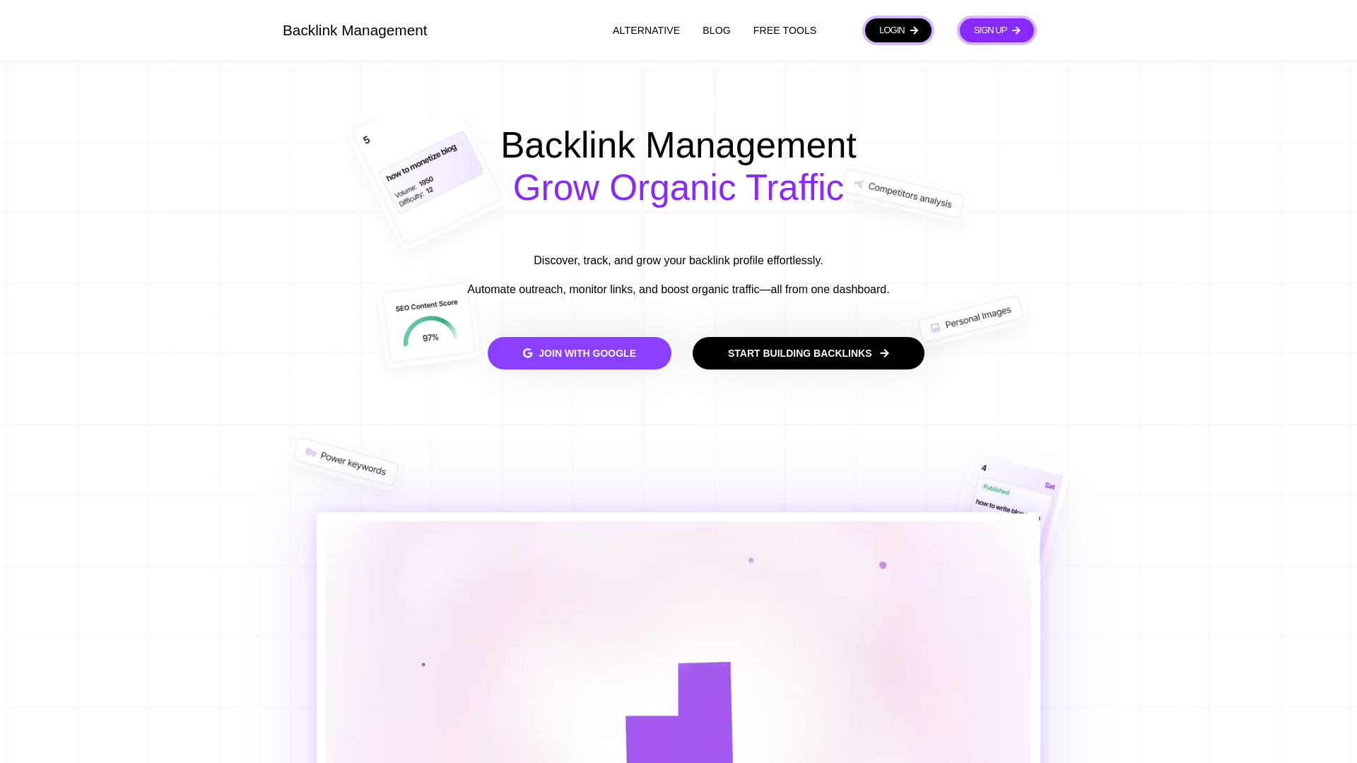 Backlink Management网页截图,Backlink Management网页快照