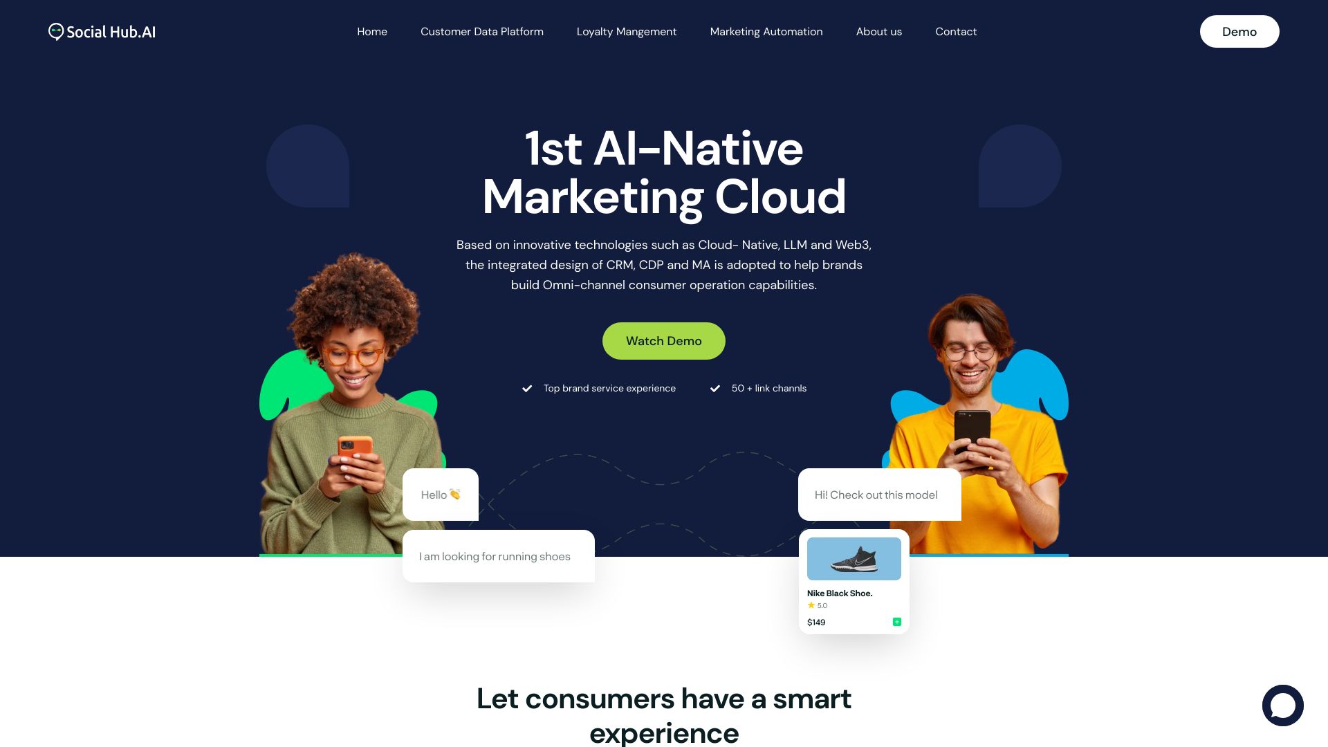 Social Hub.AI网页截图,Social Hub.AI网页快照