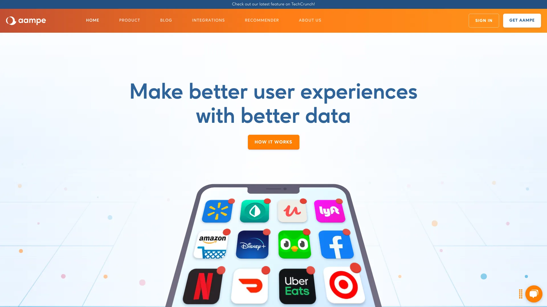 Aampe网页截图,Aampe网页快照