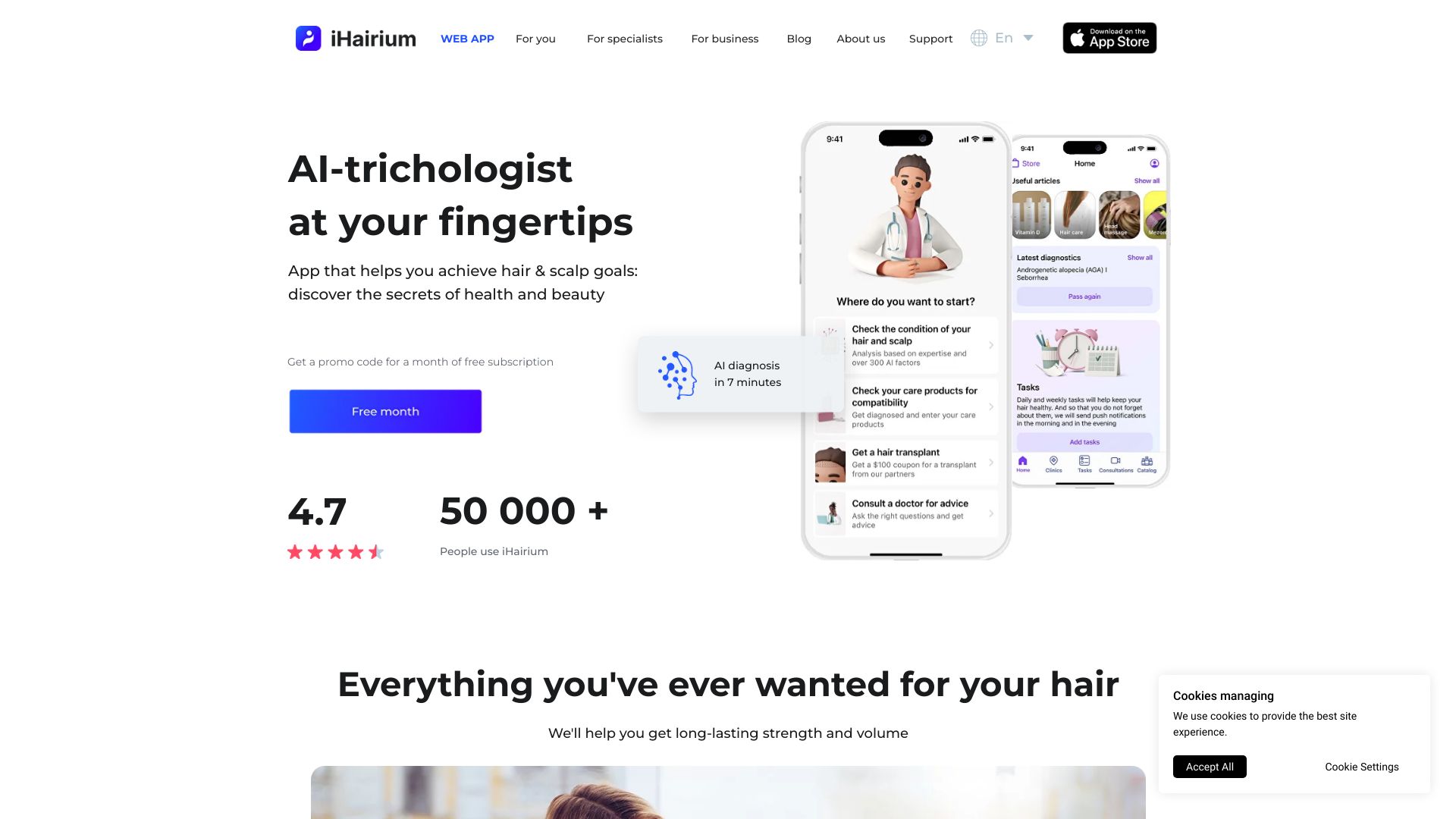 iHairium网页截图,iHairium网页快照
