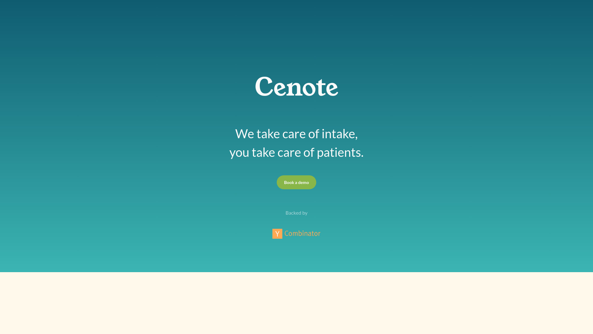 Cenote网页截图,Cenote网页快照