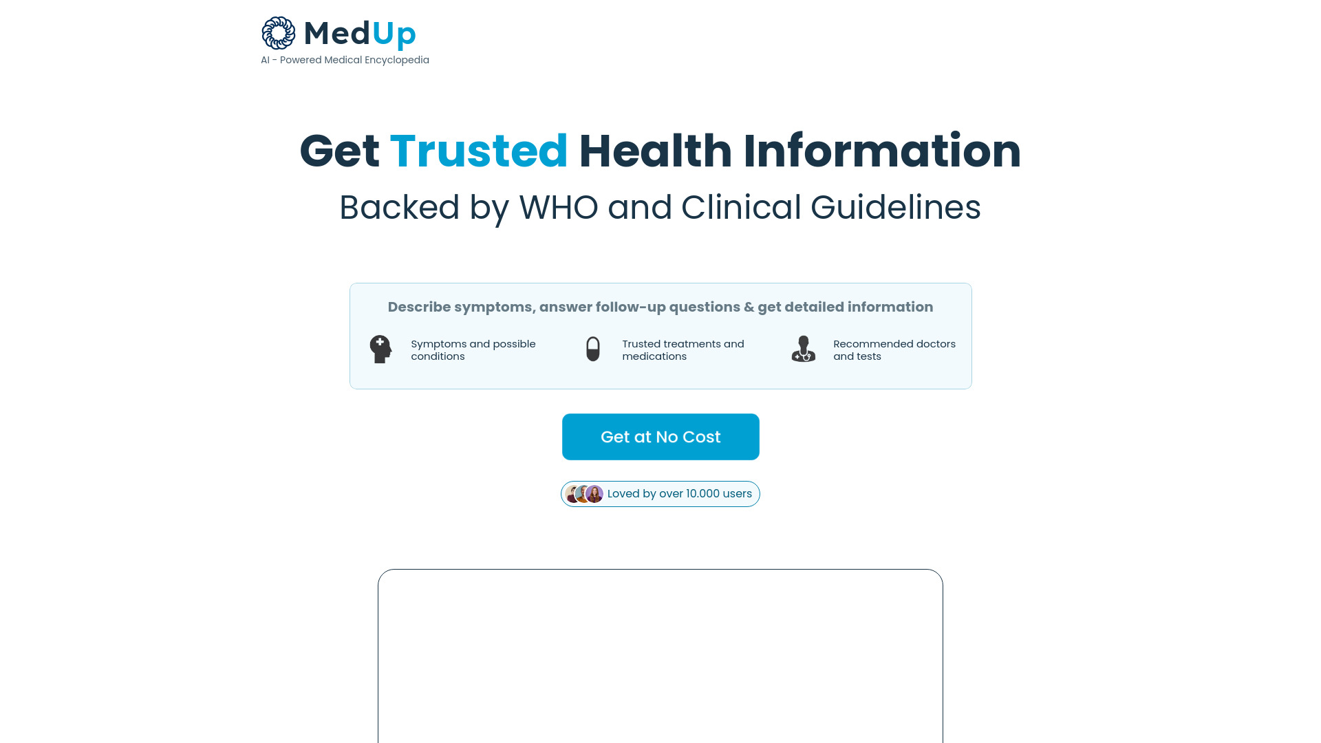 MedUp网页截图,MedUp网页快照