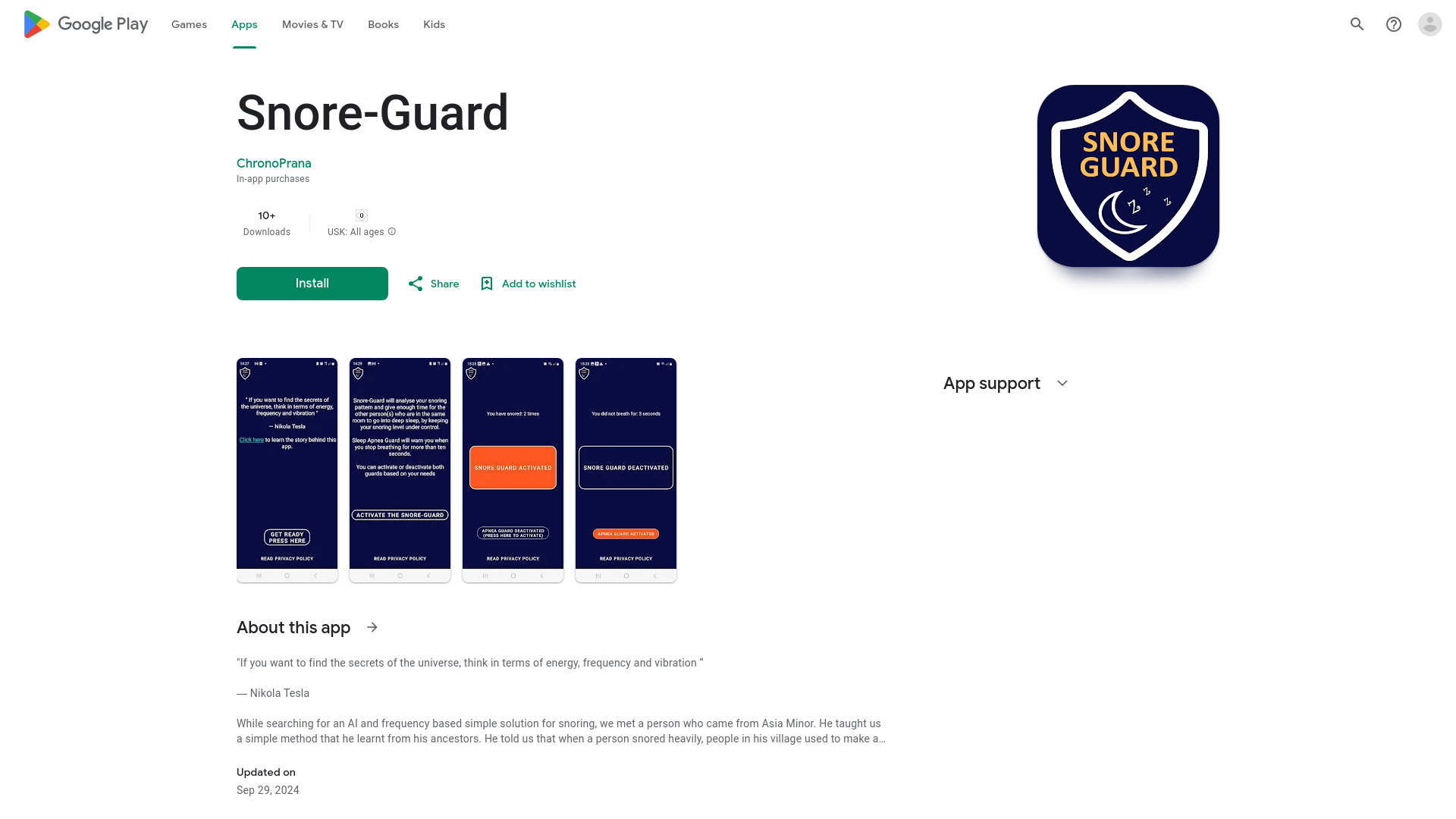 Snore Guard网页截图,Snore Guard网页快照