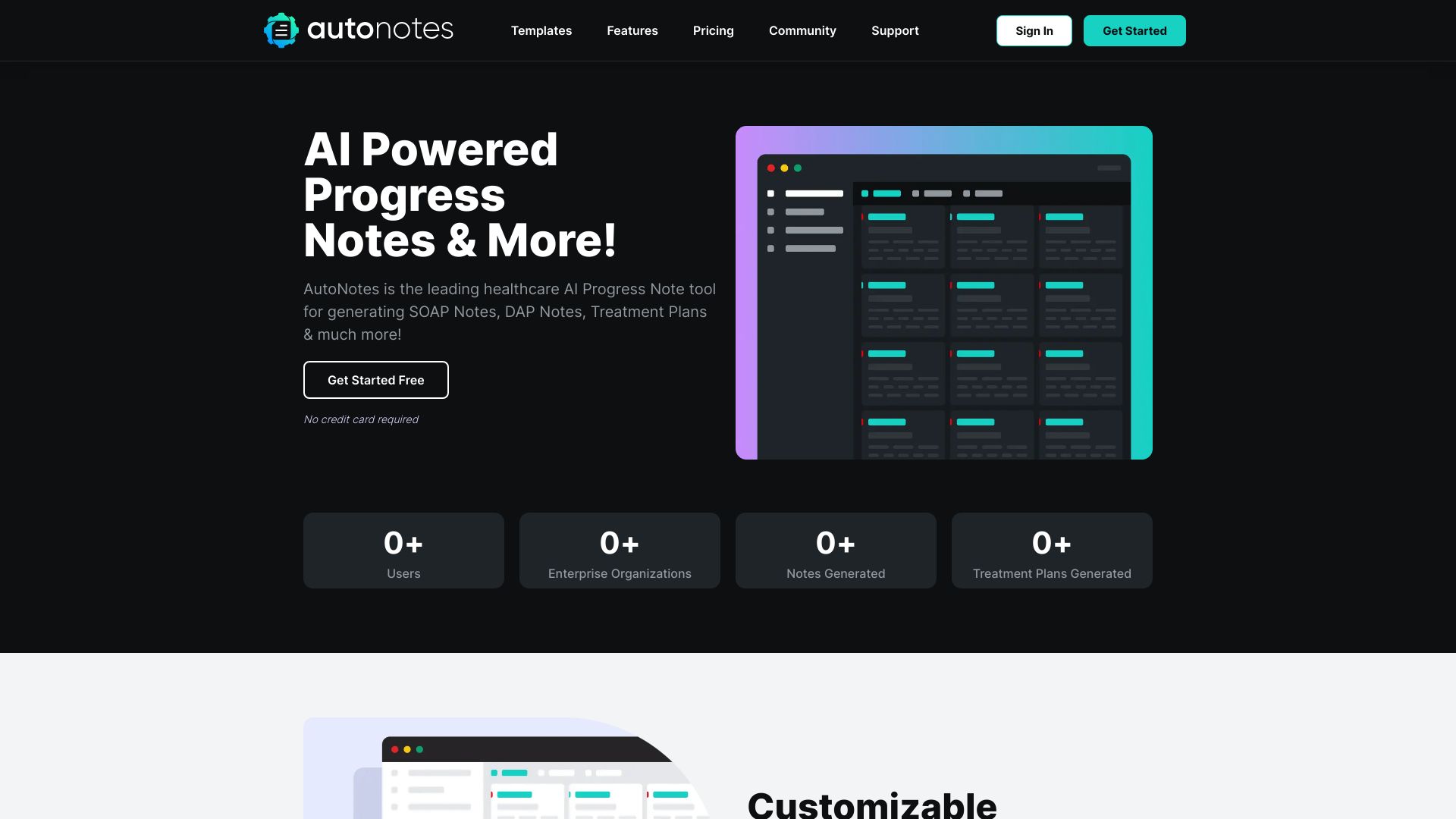 AutoNotes AI网页截图,AutoNotes AI网页快照