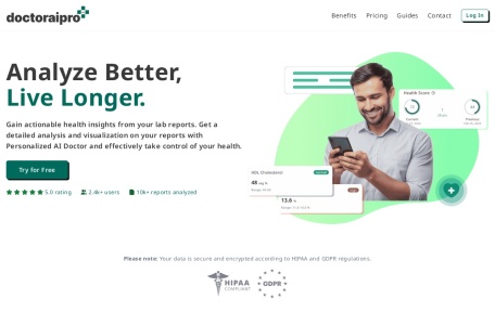 Doctor AI Pro网页截图,Doctor AI Pro网页快照