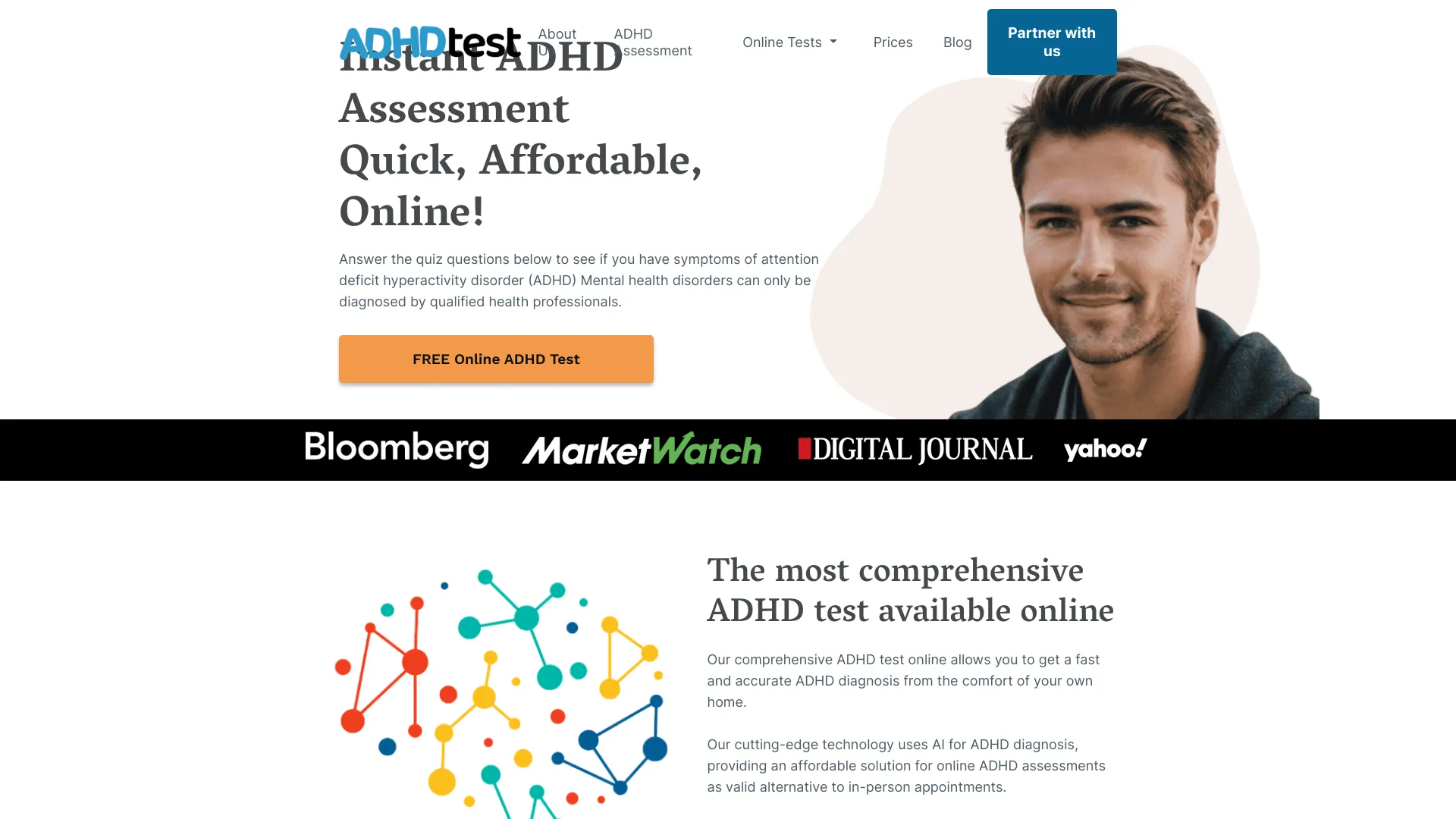 ADHDtest.ai网页截图,ADHDtest.ai网页快照
