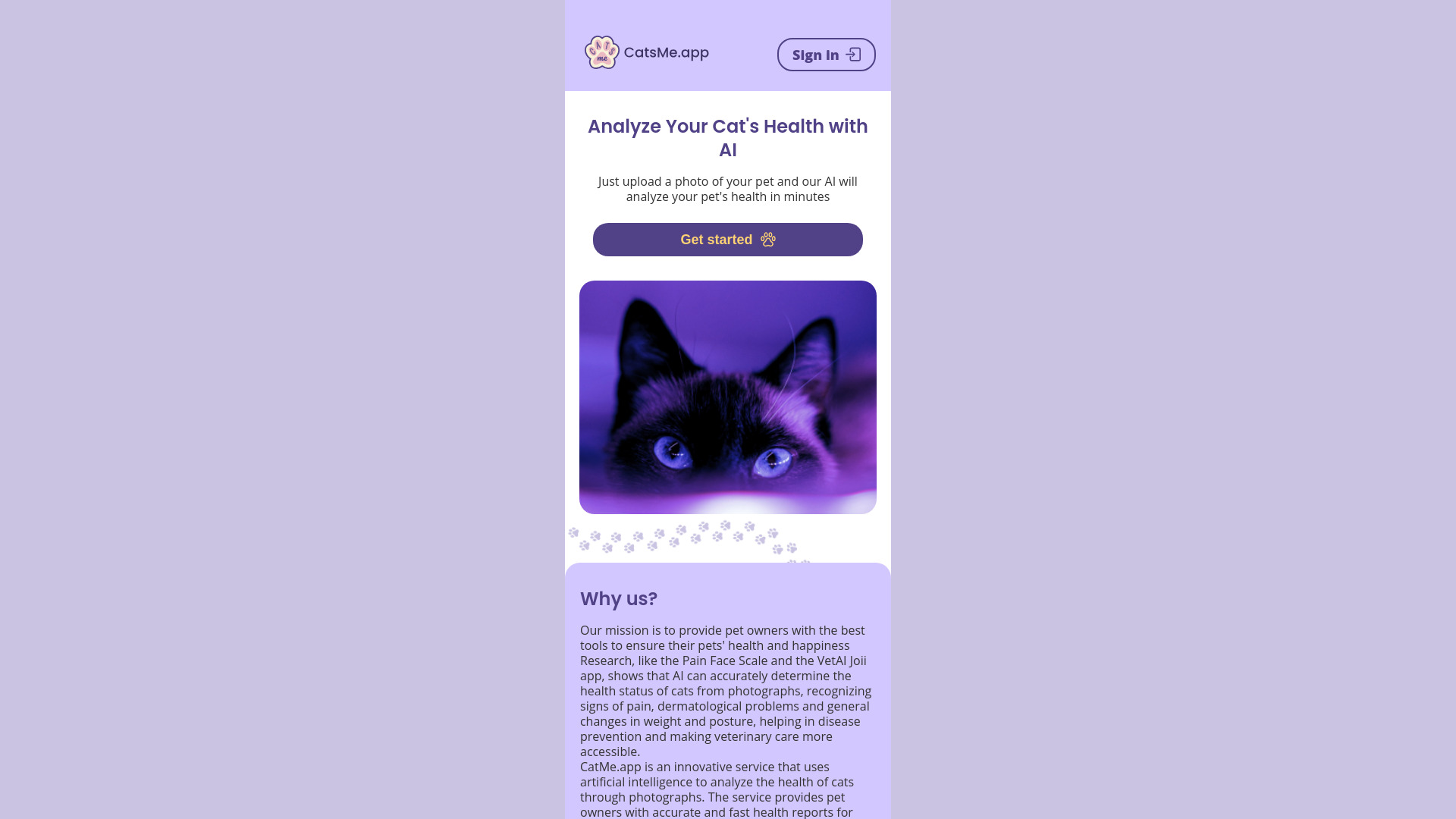 CatsMe.app网页截图,CatsMe.app网页快照