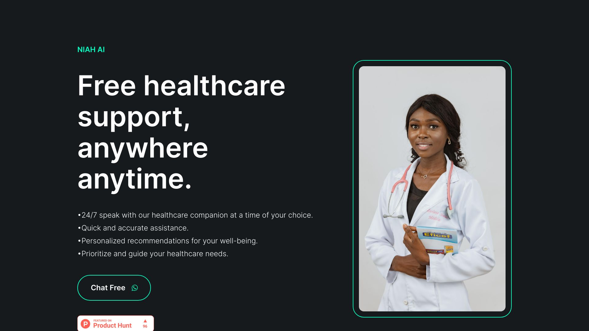 Niah AI网页截图,Niah AI网页快照