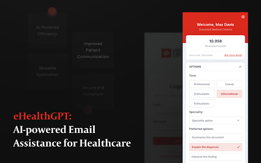 eHealthGPT beta网页截图,eHealthGPT beta网页快照