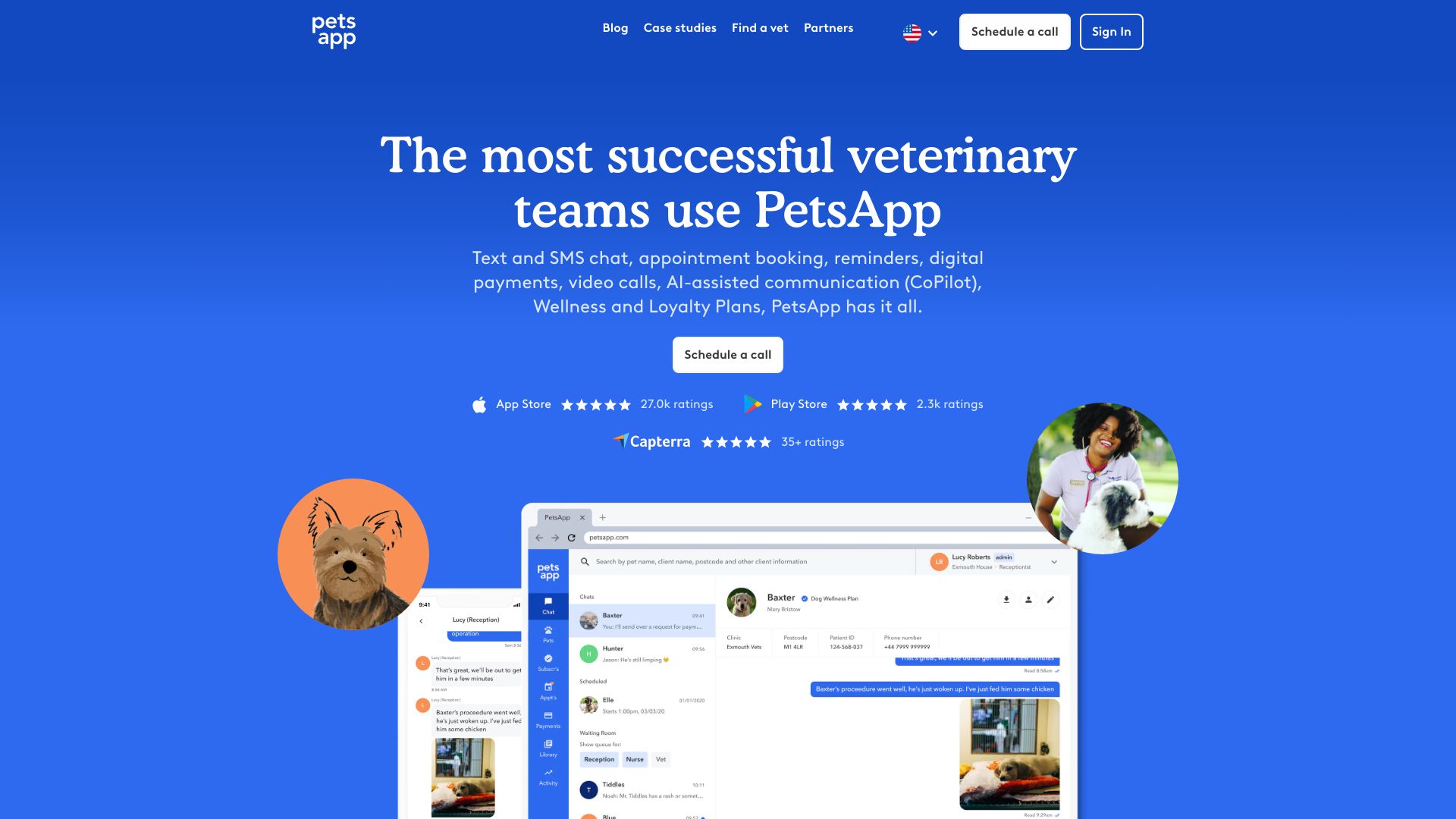 PetsApp网页截图,PetsApp网页快照