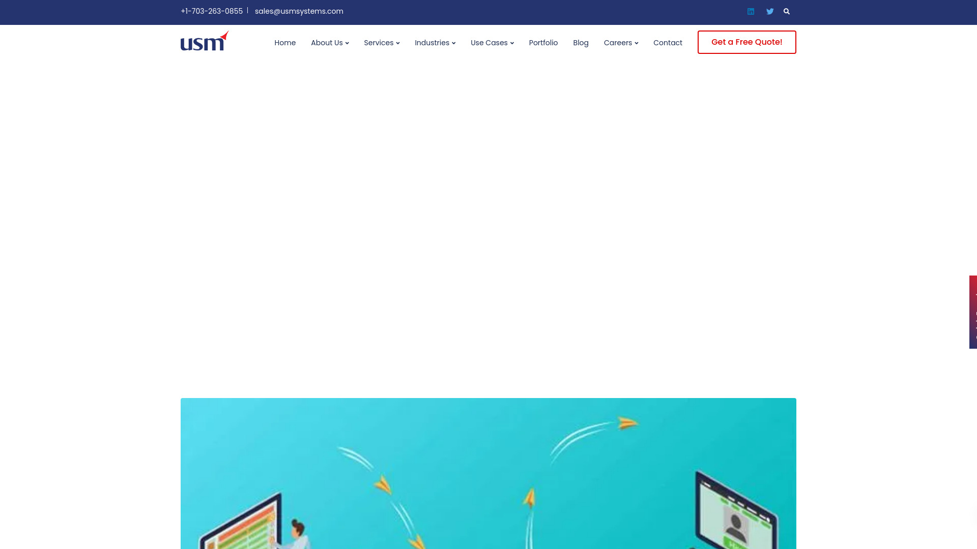 Mobile app solutions with USM Systems网页截图,Mobile app solutions with USM Systems网页快照