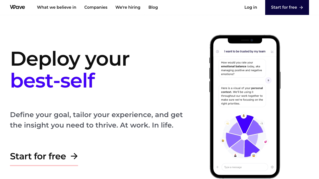 Wave AI网页截图,Wave AI网页快照