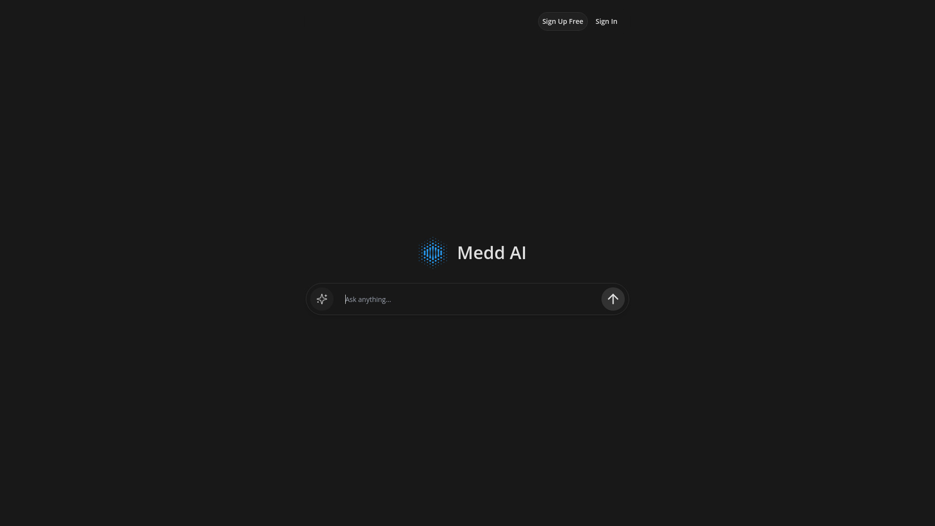 Medd AI网页截图,Medd AI网页快照