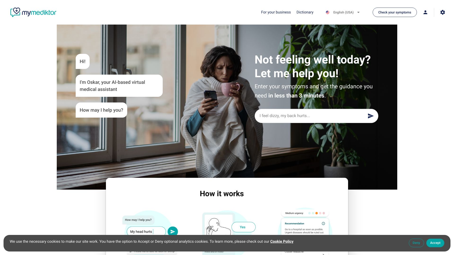 Mediktor网页截图,Mediktor网页快照